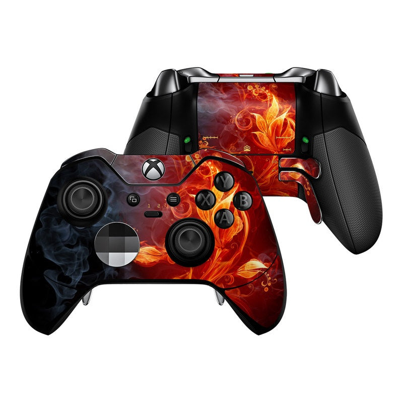 Flower Of Fire - Microsoft Xbox One Elite Controller Skin