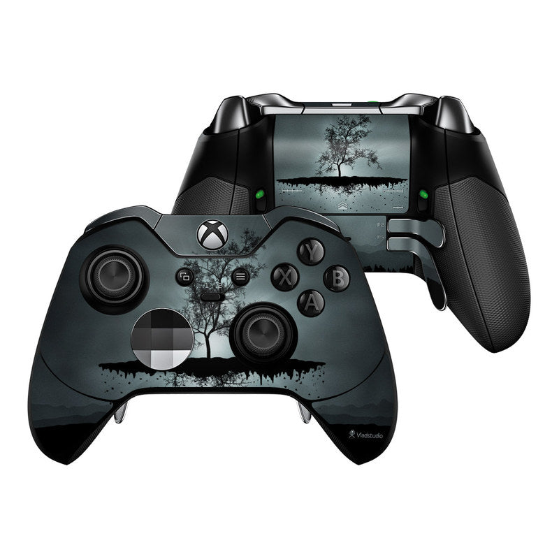 Flying Tree Black - Microsoft Xbox One Elite Controller Skin