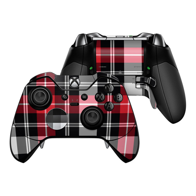 Red Plaid - Microsoft Xbox One Elite Controller Skin