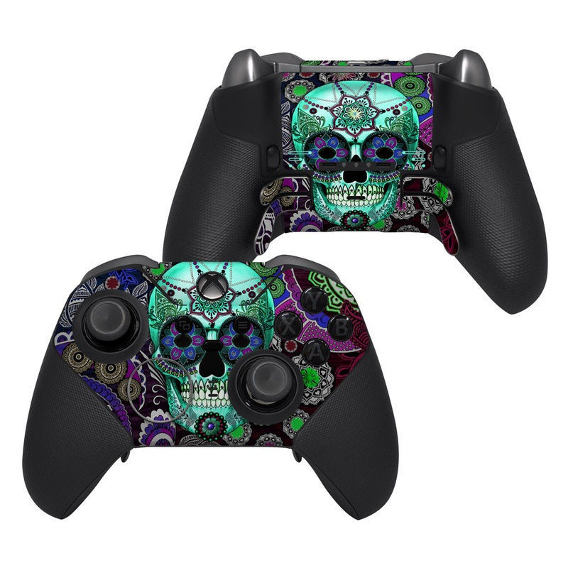 Sugar Skull Sombrero - Microsoft Xbox One Elite Controller 2 Skin