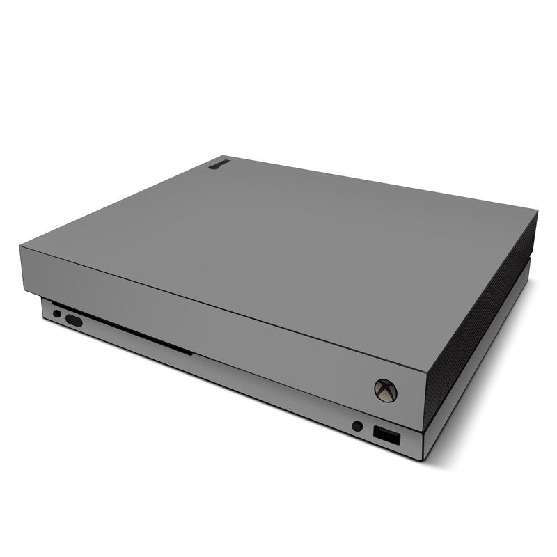 Solid State Grey - Microsoft Xbox One X Skin