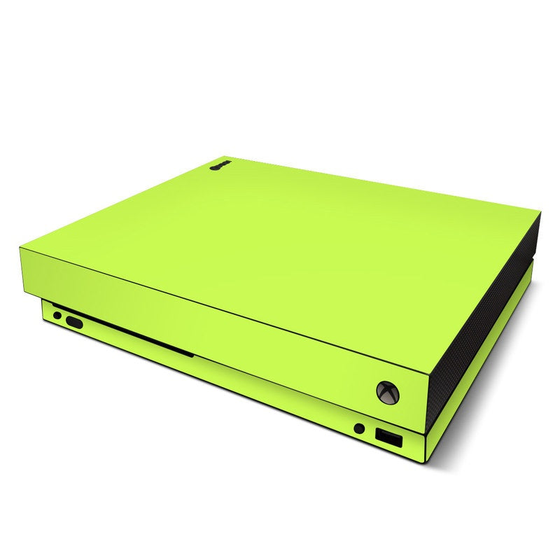 Solid State Lime - Microsoft Xbox One X Skin