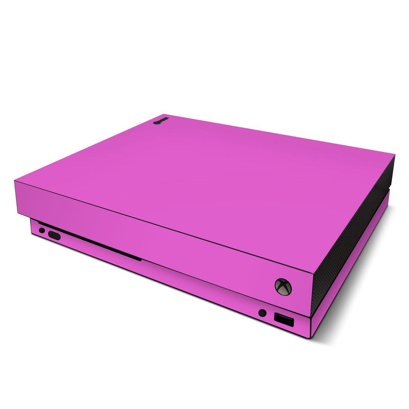 Solid State Vibrant Pink - Microsoft Xbox One X Skin