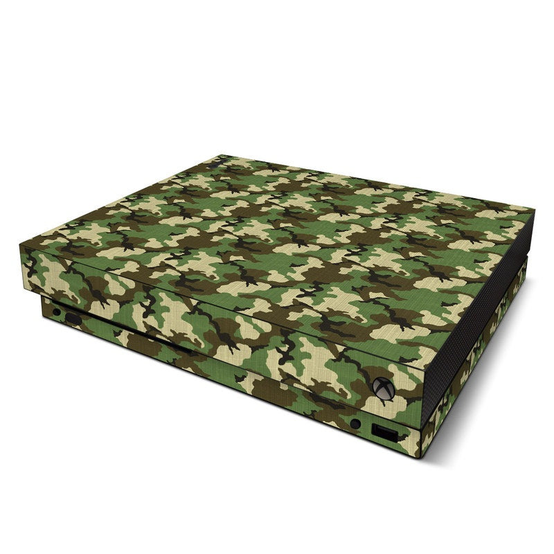 Woodland Camo - Microsoft Xbox One X Skin