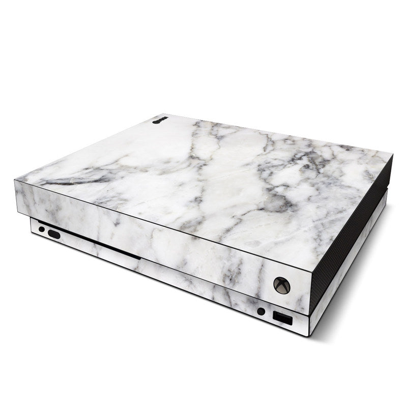 White Marble - Microsoft Xbox One X Skin