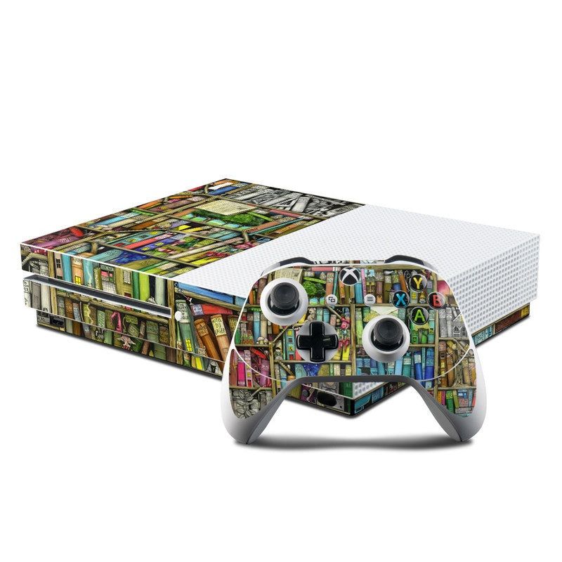 Bookshelf - Microsoft Xbox One S Console and Controller Kit Skin