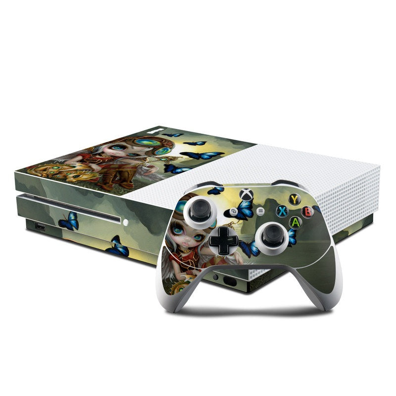 Clockwork Dragonling - Microsoft Xbox One S Console and Controller Kit Skin