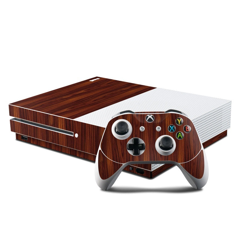 Dark Rosewood - Microsoft Xbox One S Console and Controller Kit Skin