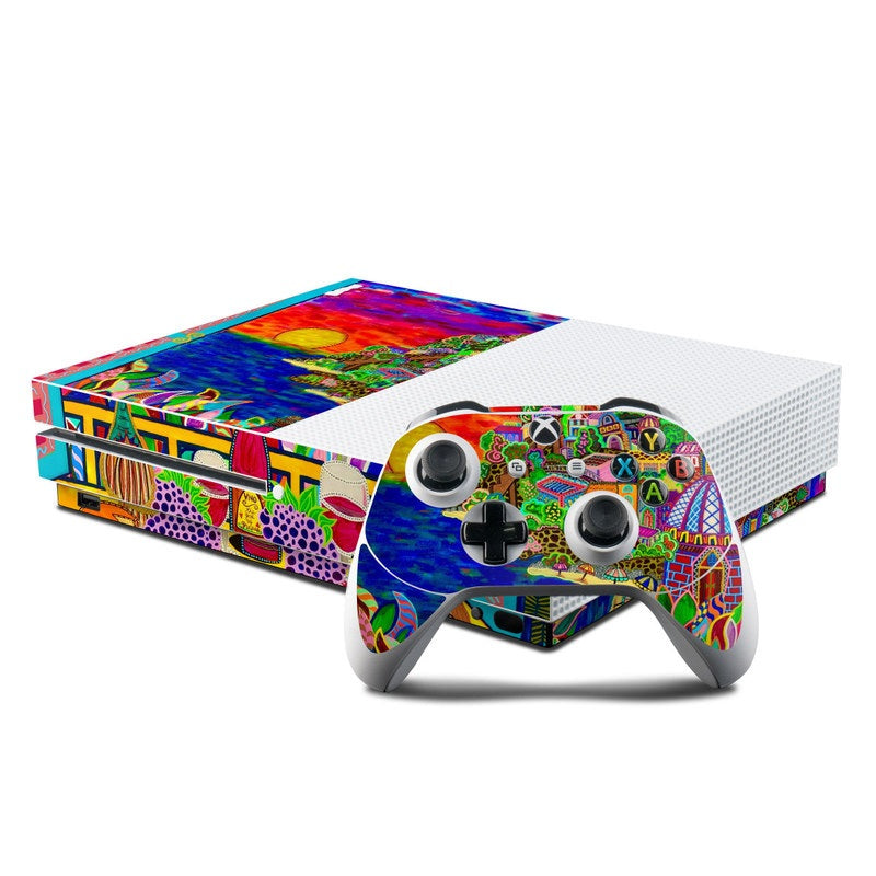 Dreaming In Italian - Microsoft Xbox One S Console and Controller Kit Skin