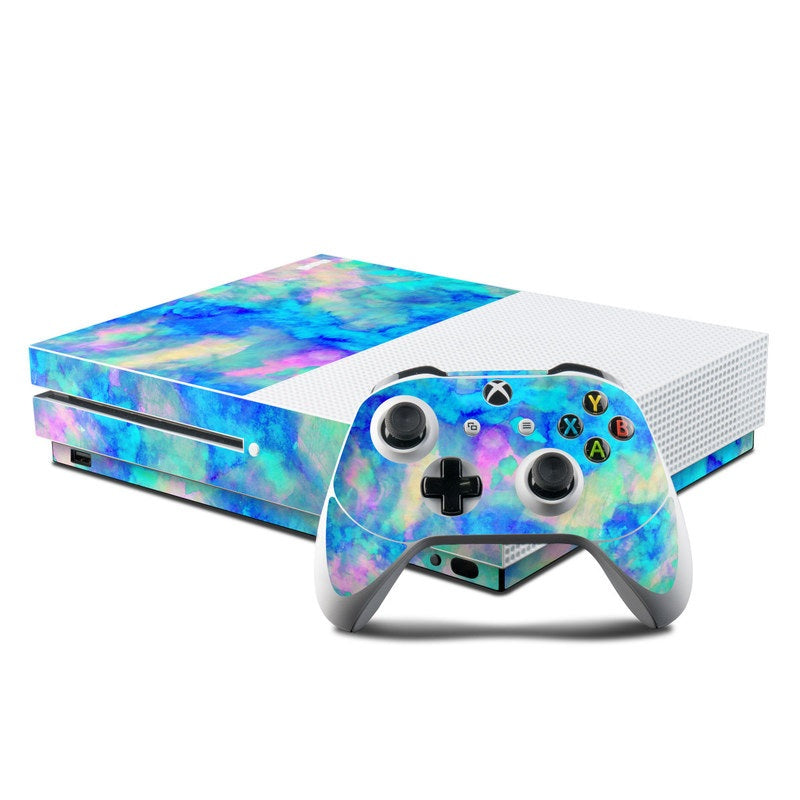 Electrify Ice Blue - Microsoft Xbox One S Console and Controller Kit Skin