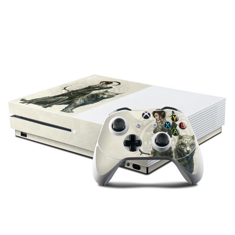 Half Elf Girl - Microsoft Xbox One S Console and Controller Kit Skin