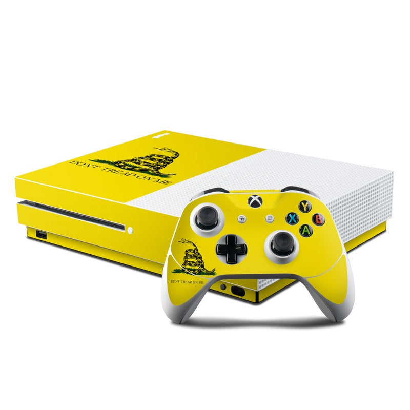 Gadsden Flag - Microsoft Xbox One S Console and Controller Kit Skin