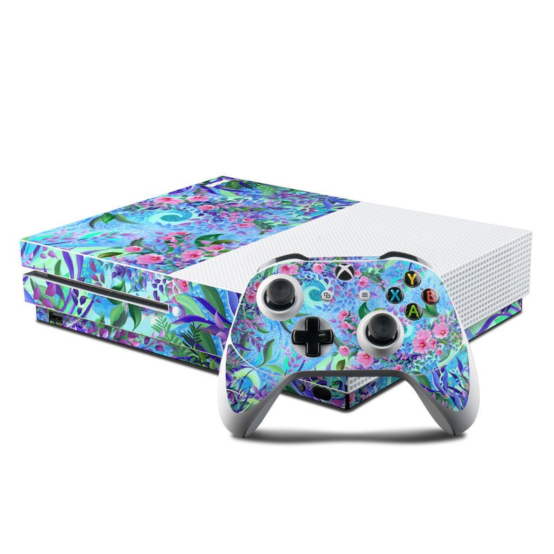 Lavender Flowers - Microsoft Xbox One S Console and Controller Kit Skin