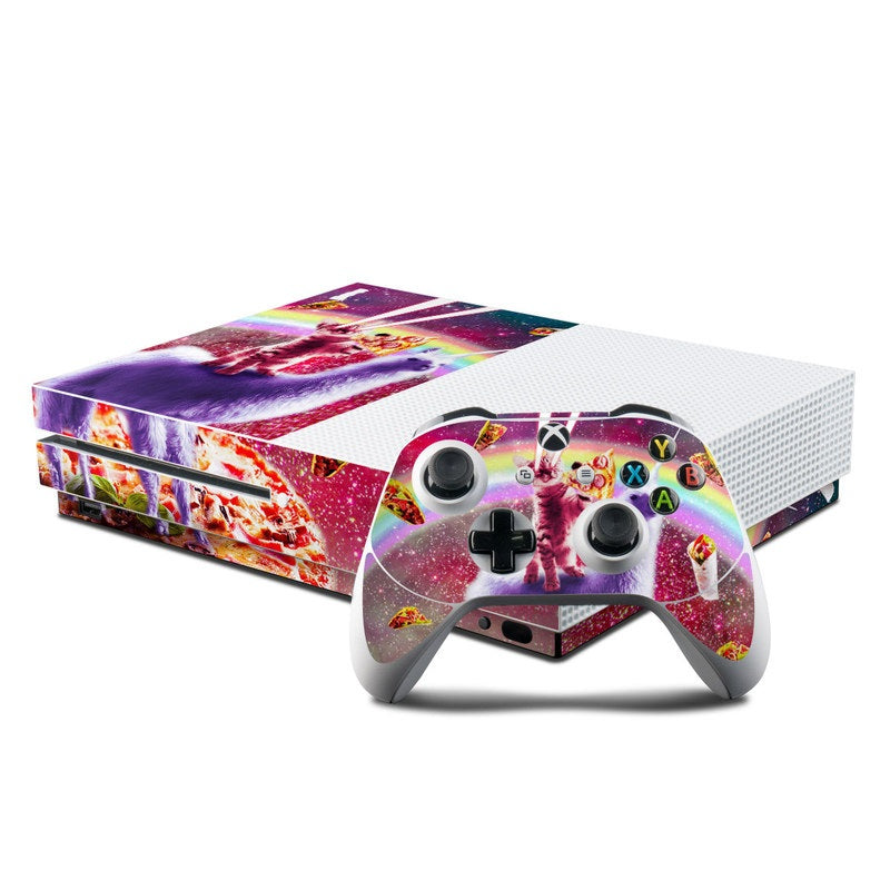 Llama Drama - Microsoft Xbox One S Console and Controller Kit Skin