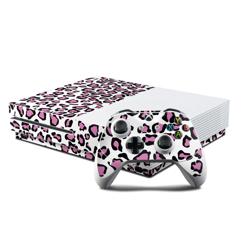 Leopard Love - Microsoft Xbox One S Console and Controller Kit Skin