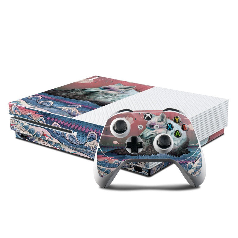 Lone Wolf - Microsoft Xbox One S Console and Controller Kit Skin