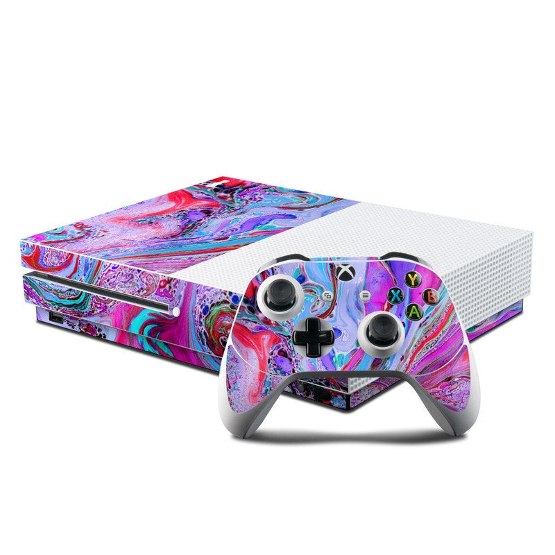 Marbled Lustre - Microsoft Xbox One S Console and Controller Kit Skin