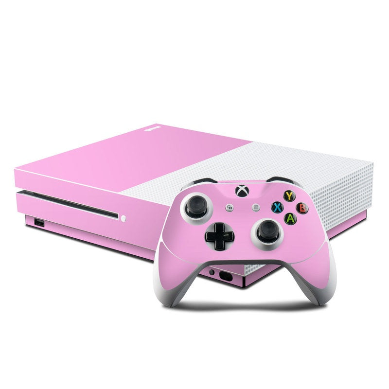 Solid State Pink - Microsoft Xbox One S Console and Controller Kit Skin