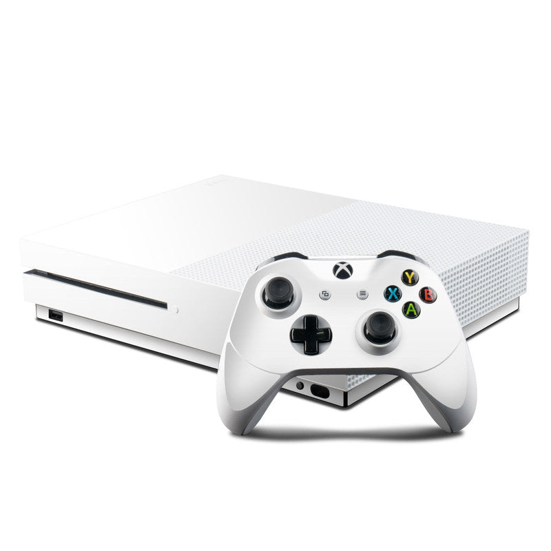 Solid State White - Microsoft Xbox One S Console and Controller Kit Skin