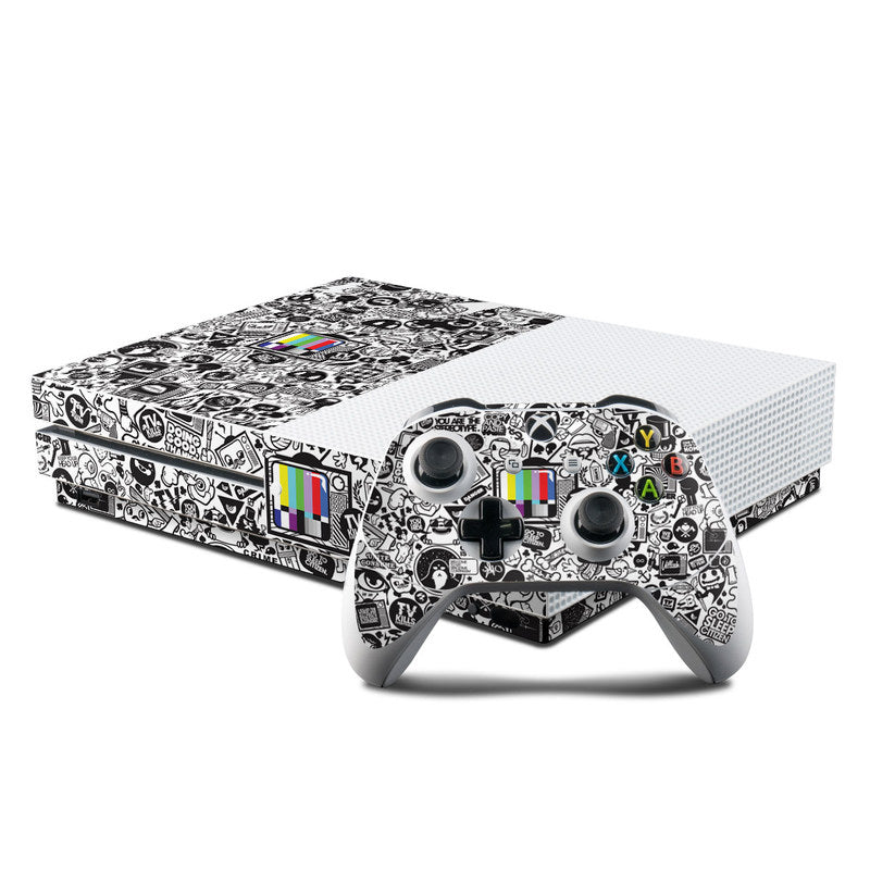 TV Kills Everything - Microsoft Xbox One S Console and Controller Kit Skin