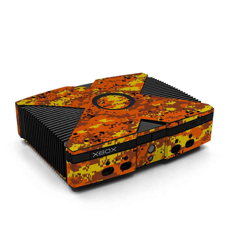 Digital Orange Camo - Microsoft Xbox Skin