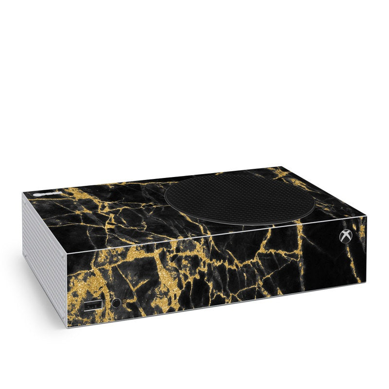 Black Gold Marble - Microsoft Xbox Series S Skin