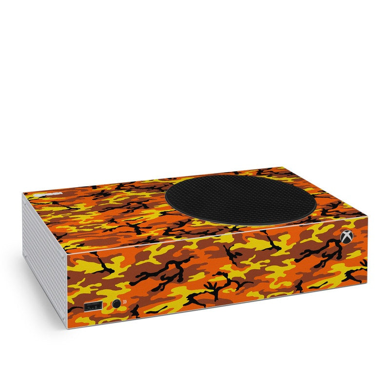 Orange Camo - Microsoft Xbox Series S Skin