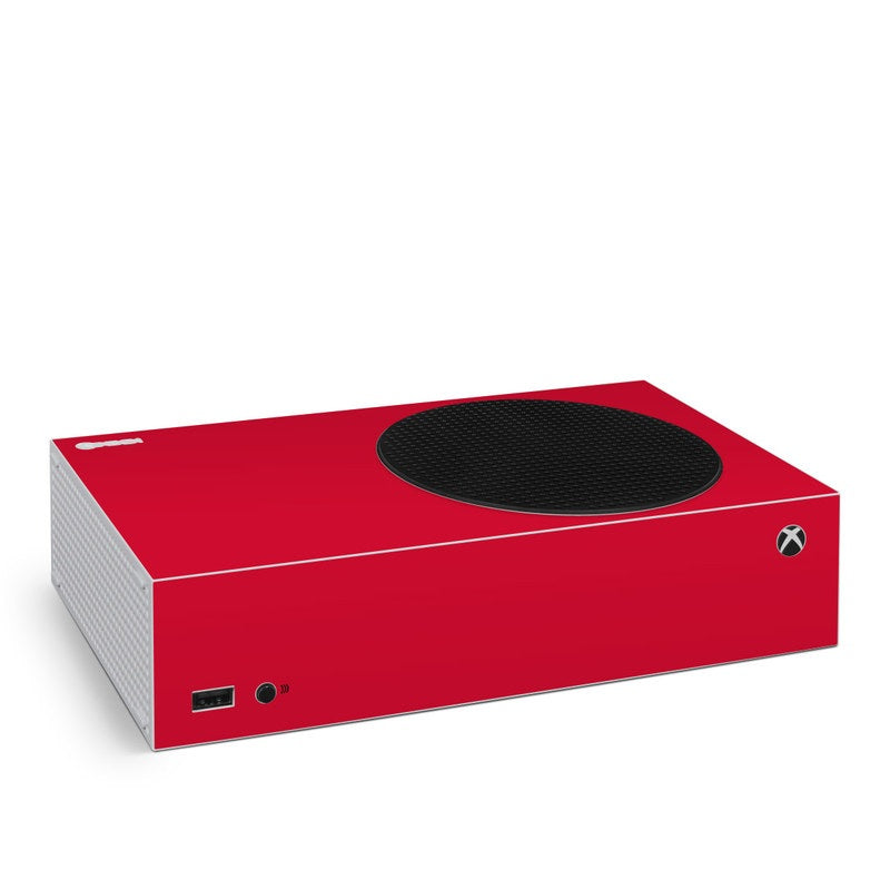 Solid State Red - Microsoft Xbox Series S Skin