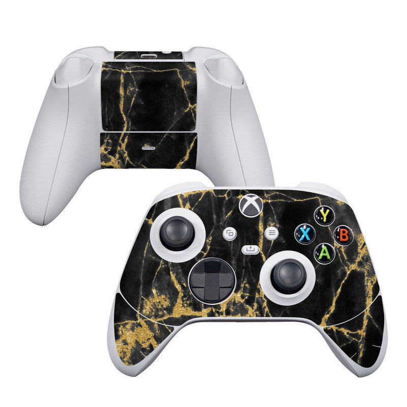 Black Gold Marble - Microsoft Xbox Series S Controller Skin