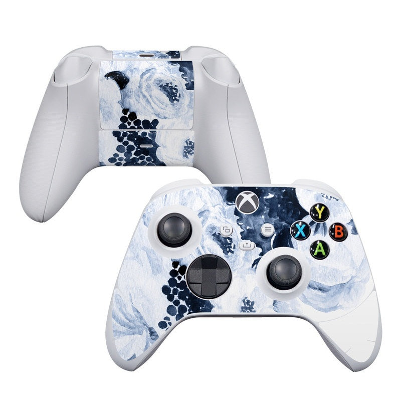 Blue Blooms - Microsoft Xbox Series S Controller Skin