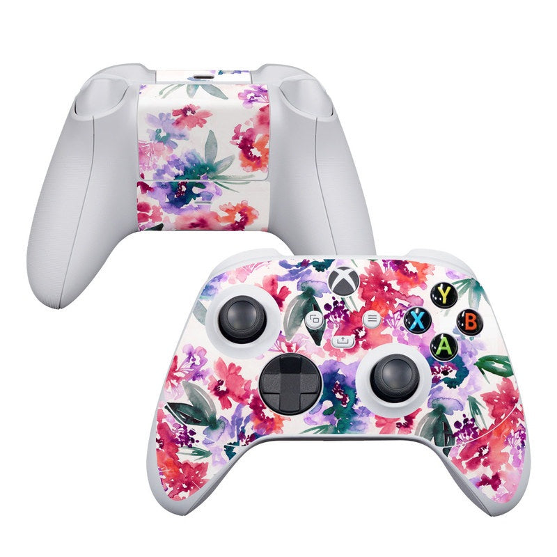 Blurred Flowers - Microsoft Xbox Series S Controller Skin