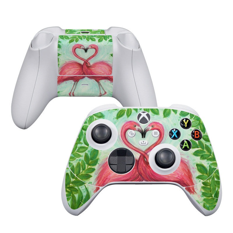 Flamingo Love - Microsoft Xbox Series S Controller Skin