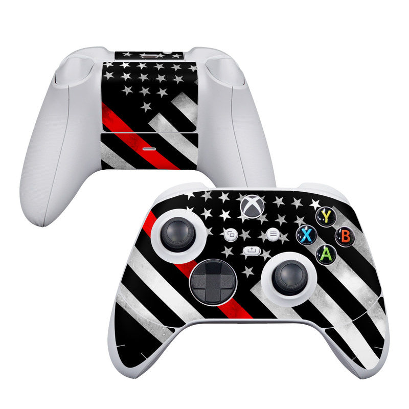 Thin Red Line Hero - Microsoft Xbox Series S Controller Skin