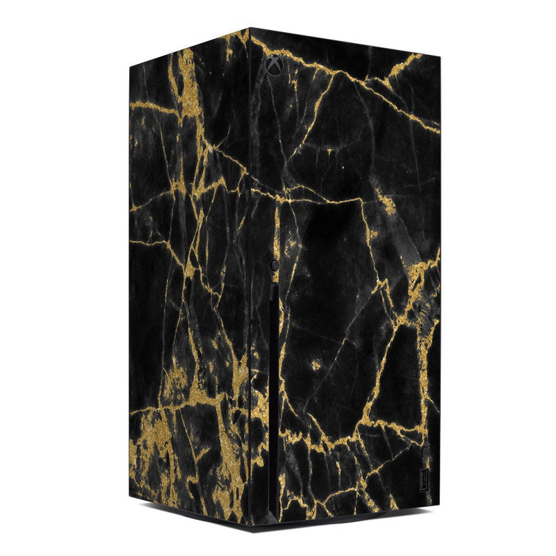 Black Gold Marble - Microsoft Xbox Series X Skin