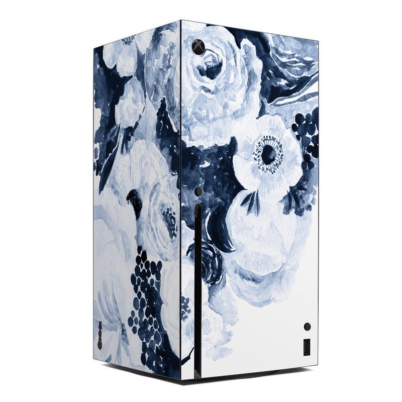 Blue Blooms - Microsoft Xbox Series X Skin