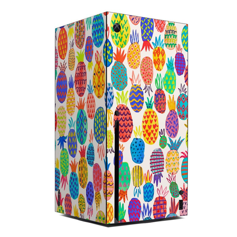 Colorful Pineapples - Microsoft Xbox Series X Skin