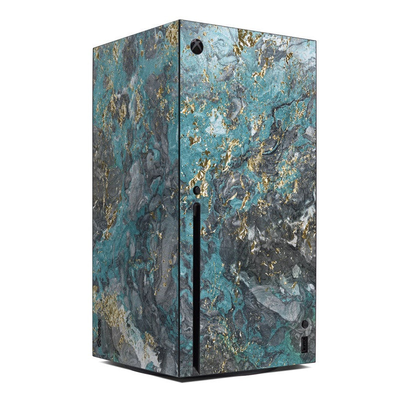 Gilded Glacier Marble - Microsoft Xbox Series X Skin