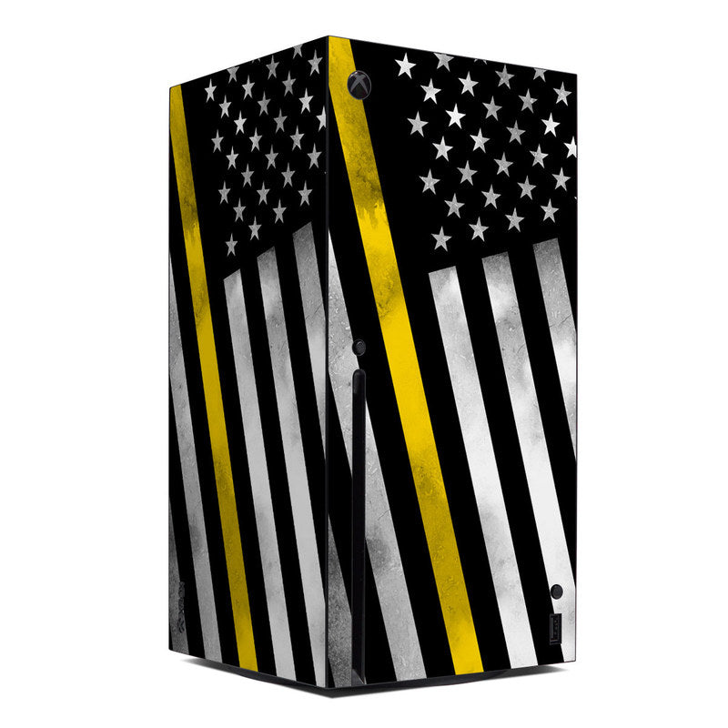 Thin Yellow Line Hero - Microsoft Xbox Series X Skin