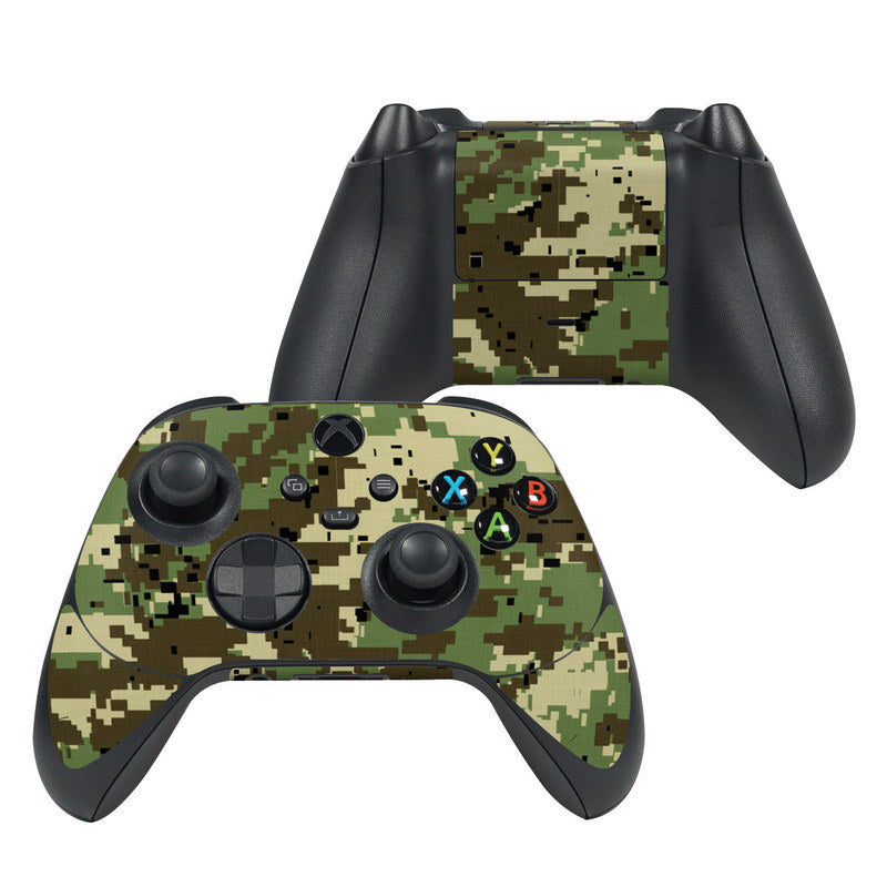 Digital Woodland Camo - Microsoft Xbox Series X Controller Skin