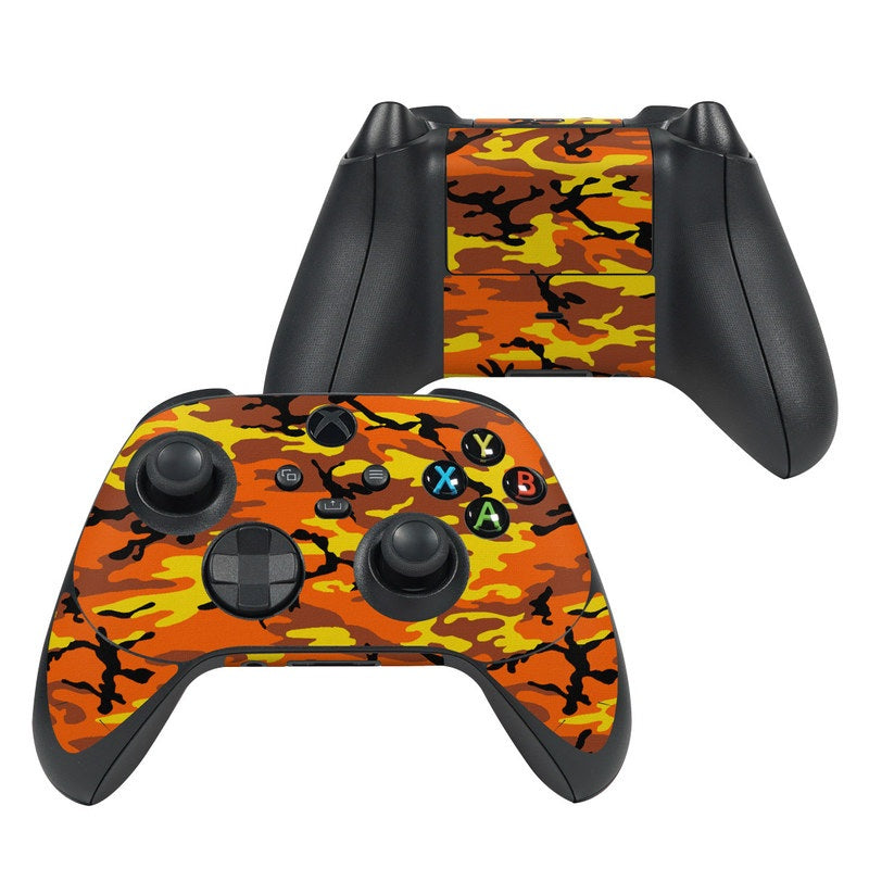 Orange Camo - Microsoft Xbox Series X Controller Skin