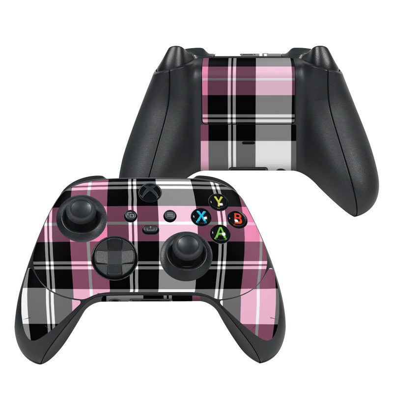 Pink Plaid - Microsoft Xbox Series X Controller Skin