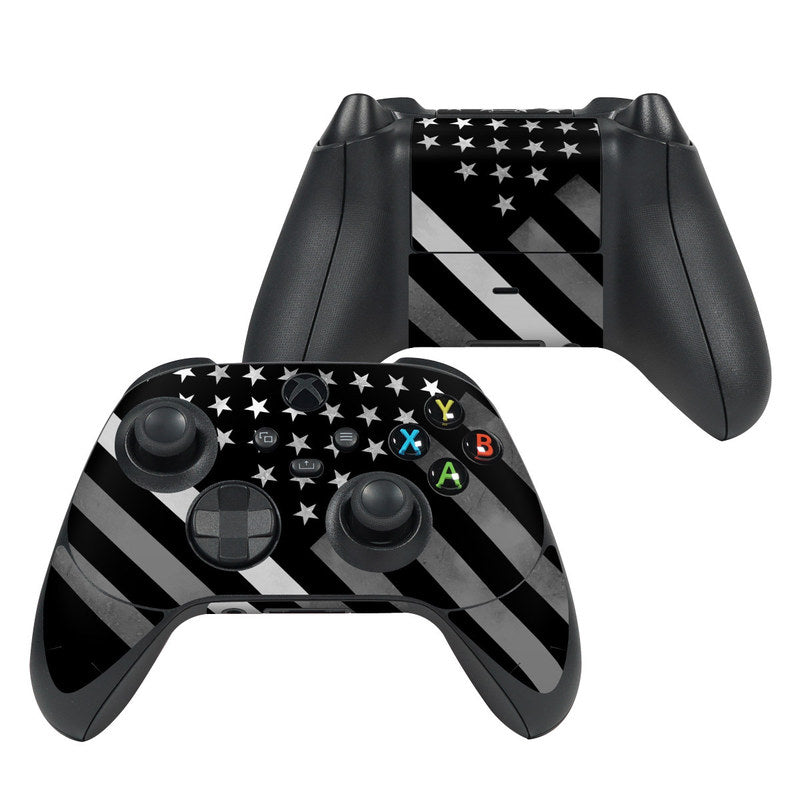 Thin White Line Hero - Microsoft Xbox Series X Controller Skin