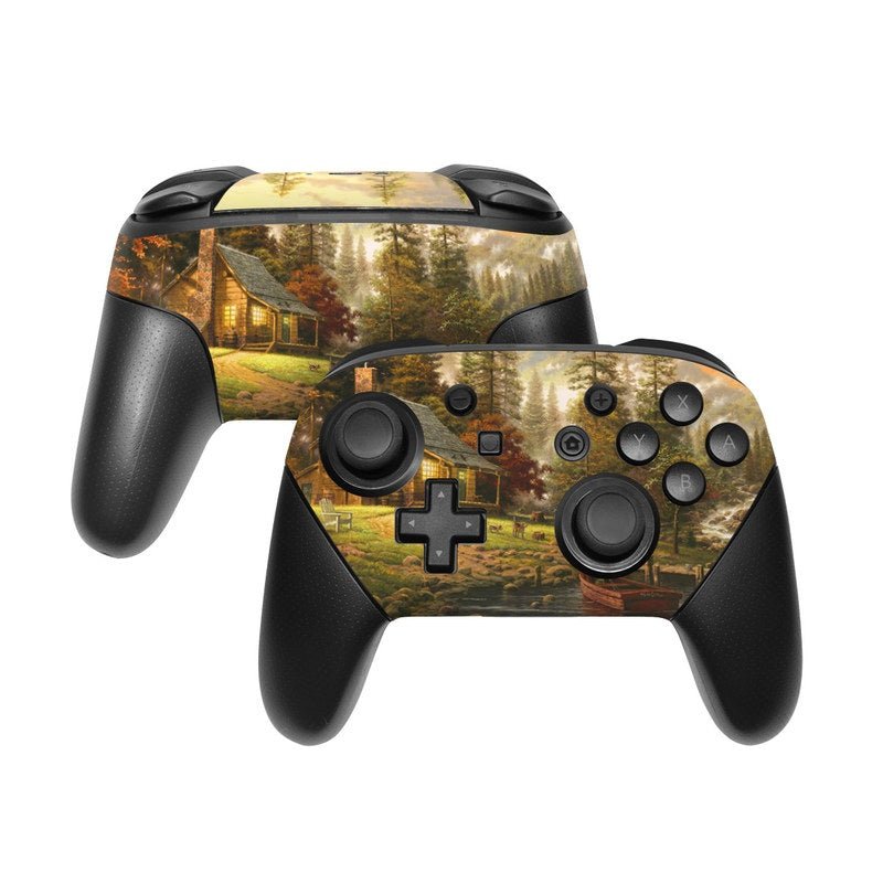 A Peaceful Retreat - Nintendo Switch Pro Controller Skin - Thomas Kinkade Studios - DecalGirl