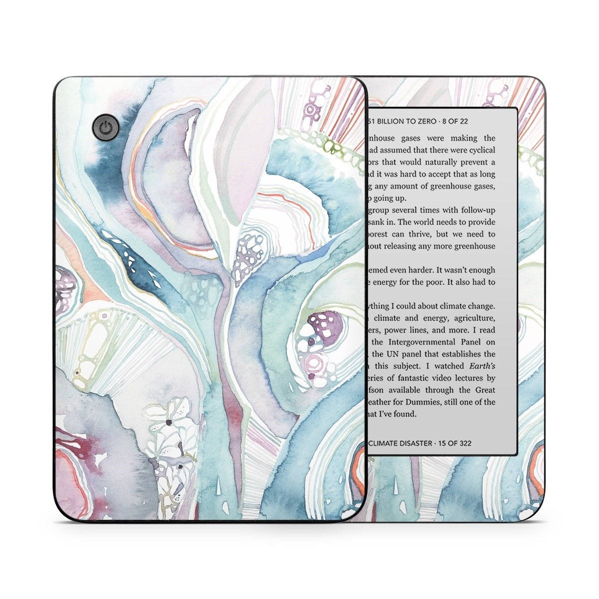 Abstract Organic - Kobo Clara 2E Skin - Shell Rummel - DecalGirl