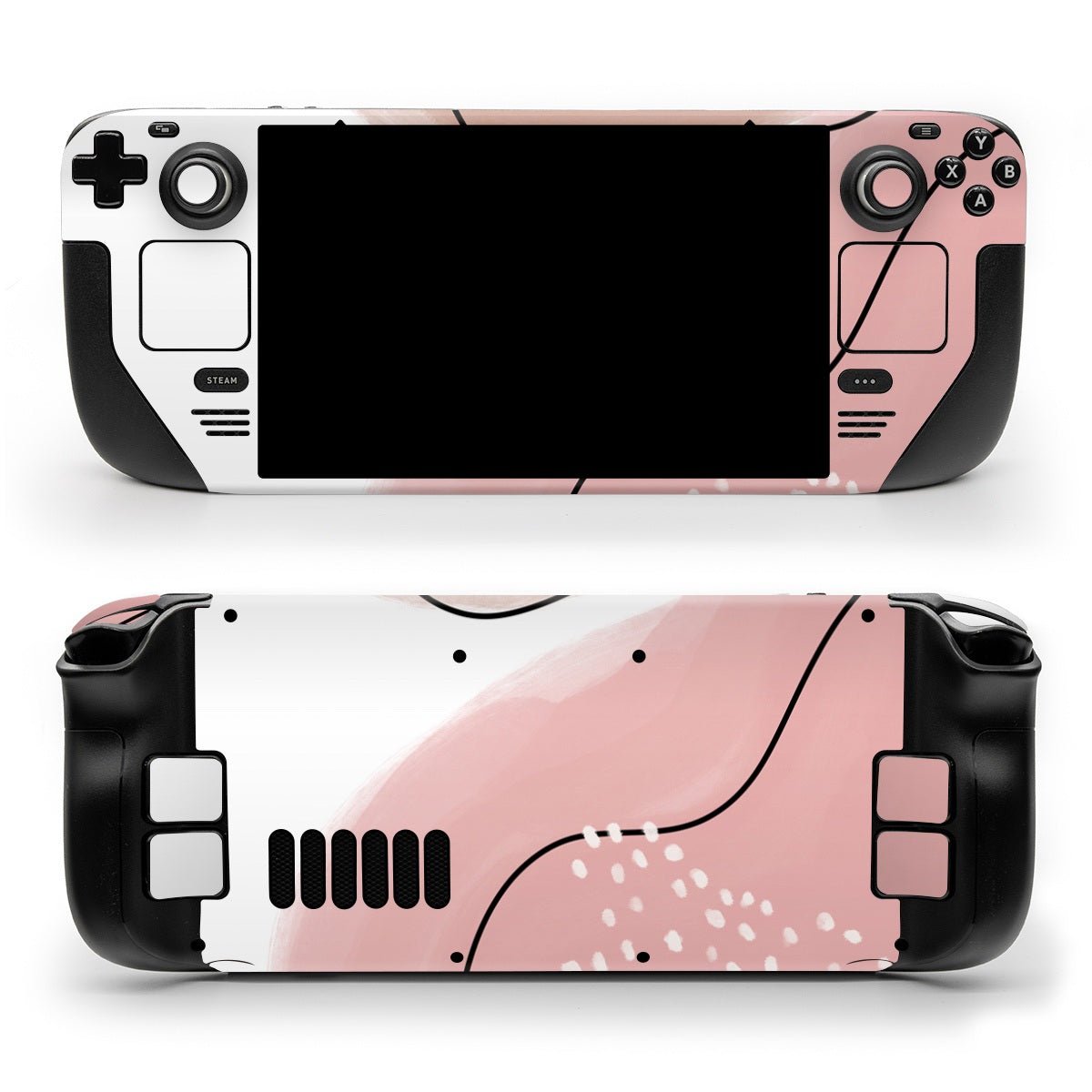 Abstract Pink and Brown - Valve Steam Deck Skin - Aleeya Marie Designs - DecalGirl