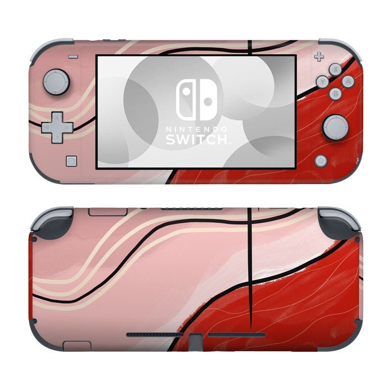 Abstract Red - Nintendo Switch Lite Skin - Aleeya Marie Designs - DecalGirl