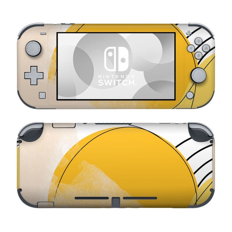 Abstract Yellow - Nintendo Switch Lite Skin - Aleeya Marie Designs - DecalGirl