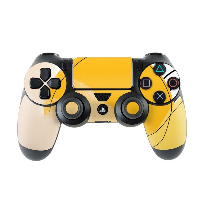 Abstract Yellow - Sony PS4 Controller Skin - Aleeya Marie Designs - DecalGirl