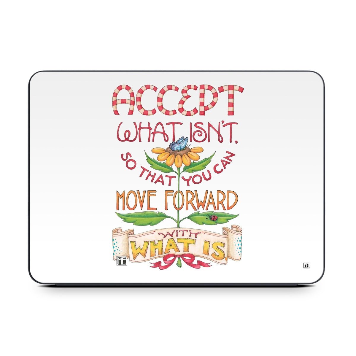 Accept What Isn't - Apple Smart Keyboard Folio Skin - Mary Engelbreit - DecalGirl