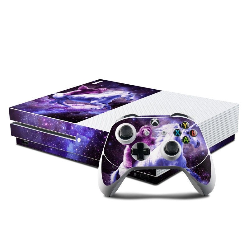 Across the Galaxy - Microsoft Xbox One S Console and Controller Kit Skin - Random Galaxy - DecalGirl